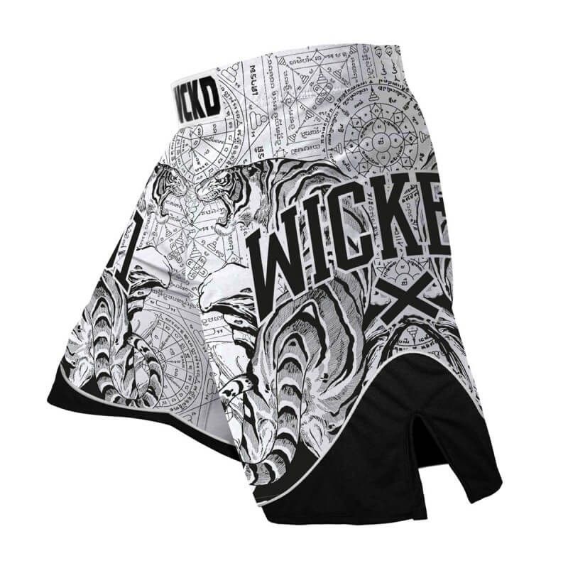 Short Muay-Thai et Kick WickedOne Camo Noir 